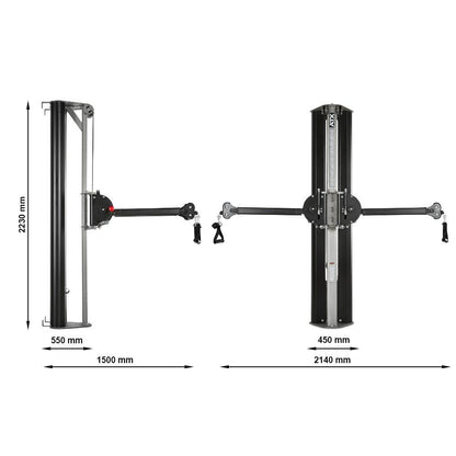 ATX Multi Pull Station - Functional Trainer - for wall mounting