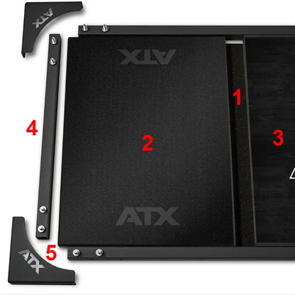 ATX Deadlift Platform with ATX Outline Logo - Black