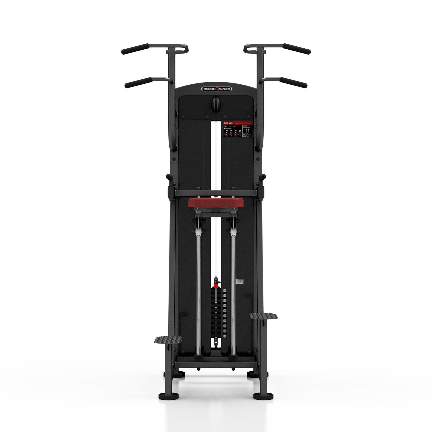 Marbo Sport Klimmzug Dip Maschine mit Unterstützung MP-U231