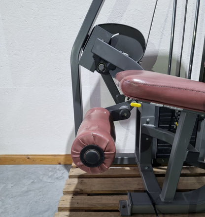 Nautilus Nitro leg extension and leg curl seated, 2 machines in a set, leg curl and leg extension seated, frame color anthracite, used - refurbished condition