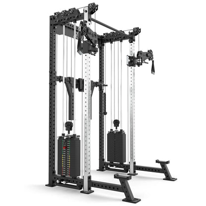 ATX Cable Half Rack mit 2 x 90 kg Steckgewichten