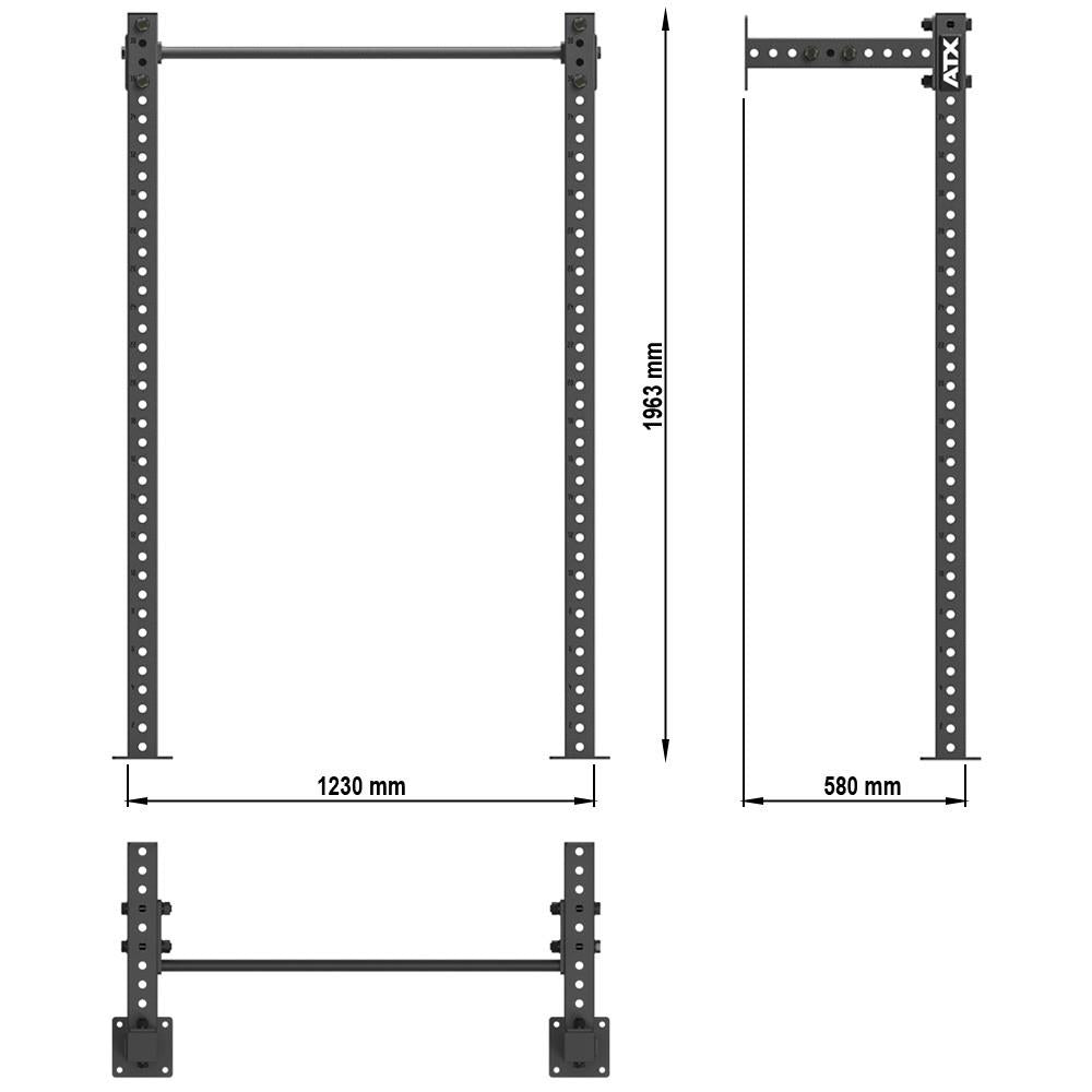 ATX Half Rack - Wall 810 - Height 197 cm - Made in Europe