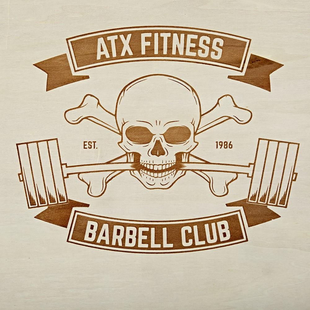 ATX Plyobox - Barbell Club - natural wood - 50 x 60 x 70 cm