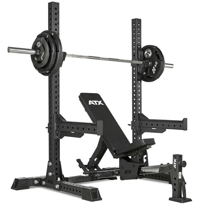 ATX Free Stands - massives Hantel Rack freistehend inkl. J-Hooks und Safety Spotter Arms