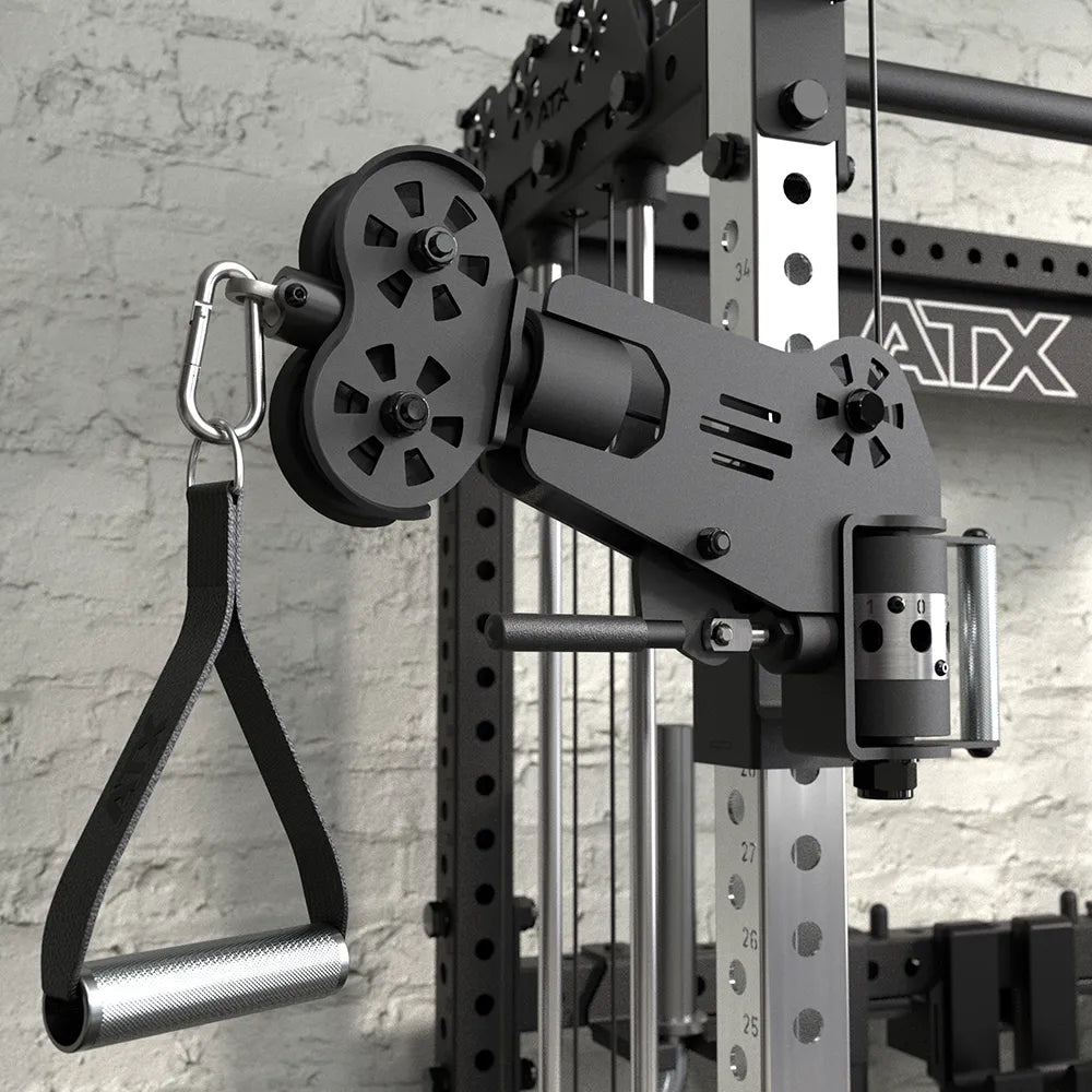 ATX Cable Half Rack mit 2 x 90 kg Steckgewichten