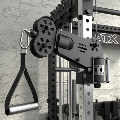 ATX Cable Half Rack mit 2 x 90 kg Steckgewichten