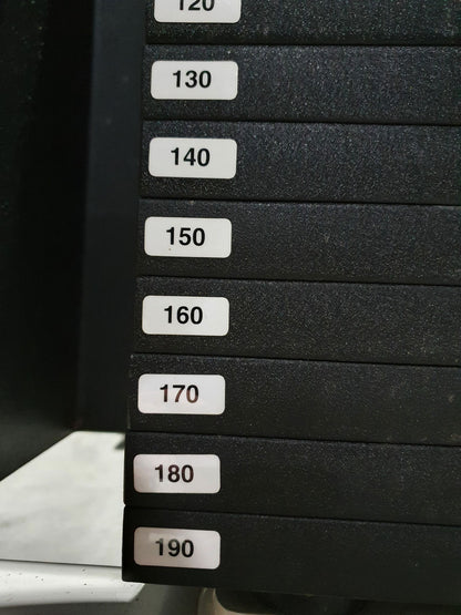 Life Fitness Abduktorenmaschine, Hip Abductor Rahmen Weiß, Polster Schwarz, gebraucht - überholter Zustand