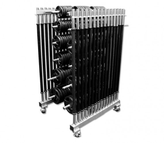 Aerobic Set Ständer - Rollwagen - bis zu 30 Set`s