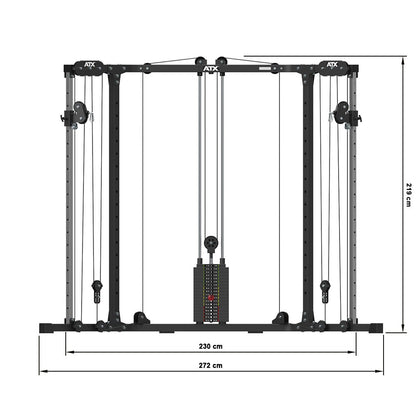 ATX Cable Cross Over 600 - Stack Weight / plug-in weights