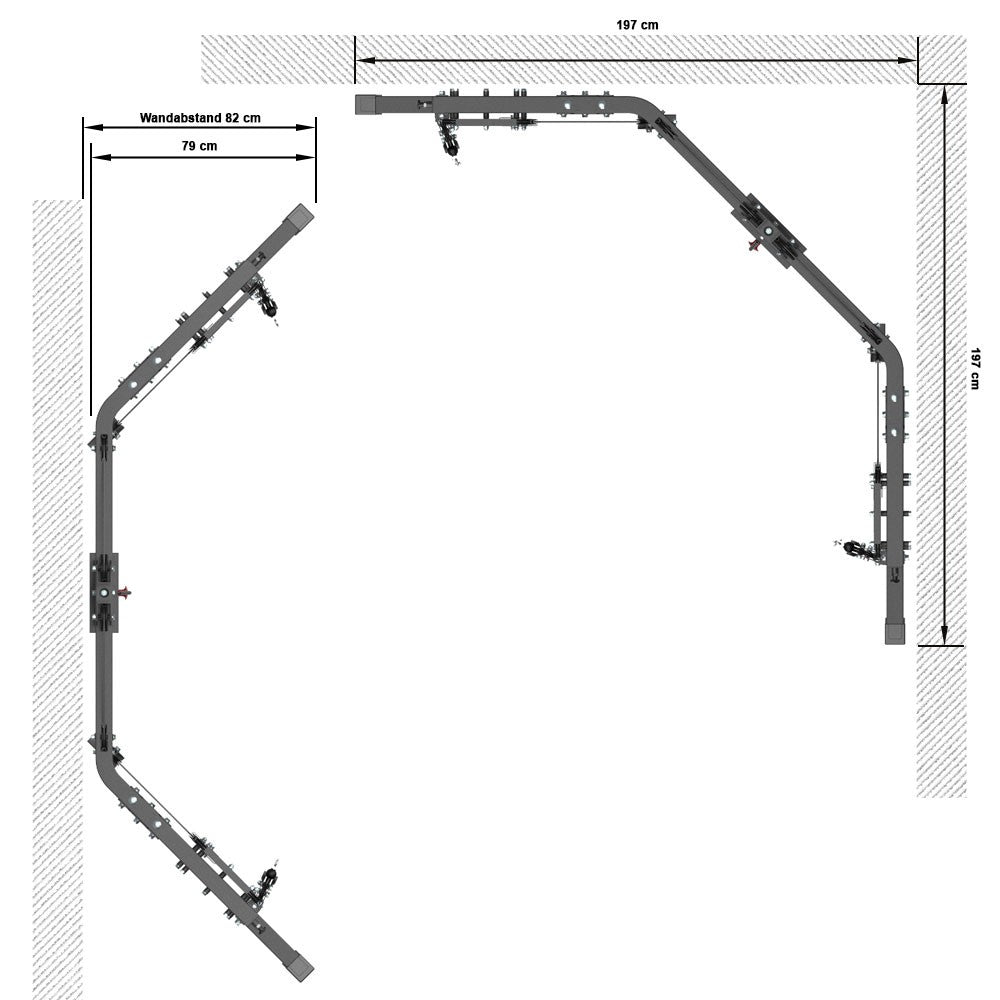 ATX Cable Cross Over 600 - Stack Weight / plug-in weights