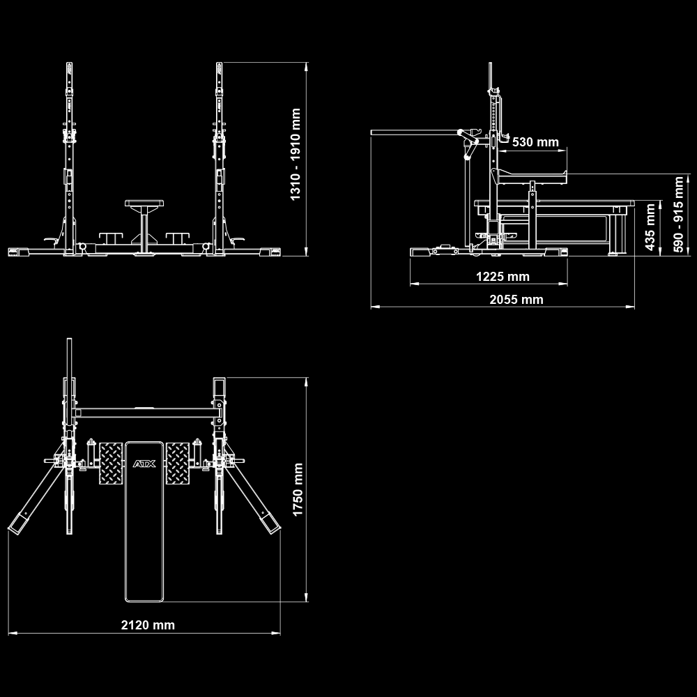 ATX Competition Combo Rack - Competition Rack
