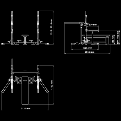 ATX Competition Combo Rack - Competition Rack
