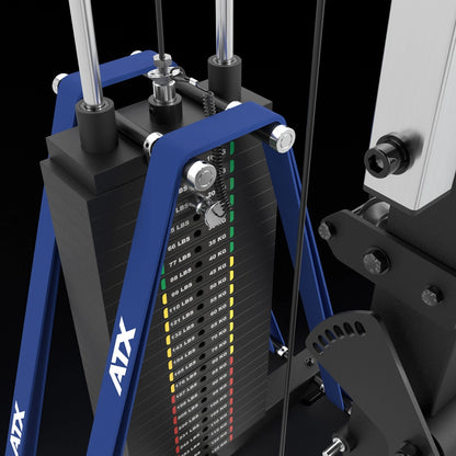 ATX Half Rack 780 mit Latzug - Steckgewichte