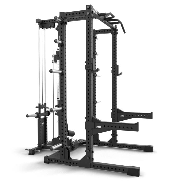 ATX Half Rack 780 Komplettstation mit Extension und Latzug Plate Load