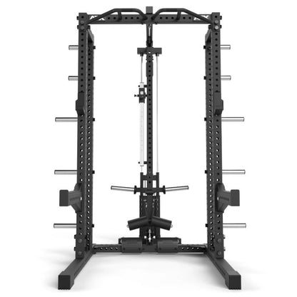 ATX Half Rack 780 Komplettstation mit Extension und Latzug Plate Load