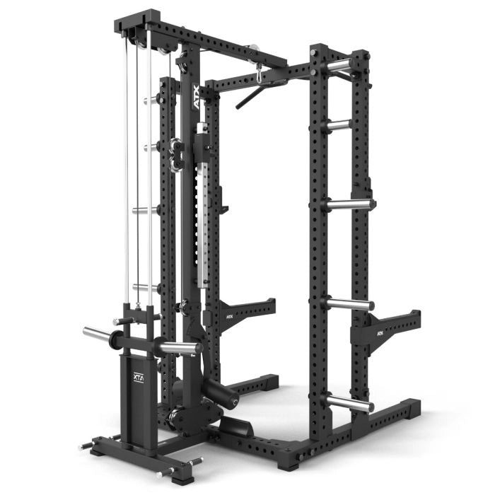 ATX Half Rack 780 Komplettstation mit Extension und Latzug Plate Load