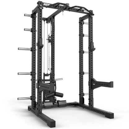 ATX Half Rack 780 Komplettstation mit Extension und Latzug Plate Load