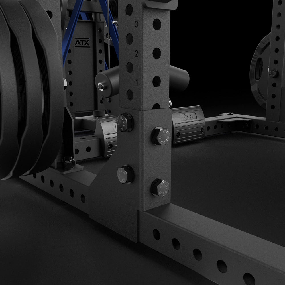 ATX Half Rack 780 Komplettstation mit Extension und Latzug Plate Load