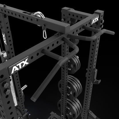 ATX Half Rack 780 Komplettstation mit Extension und Latzug Plate Load