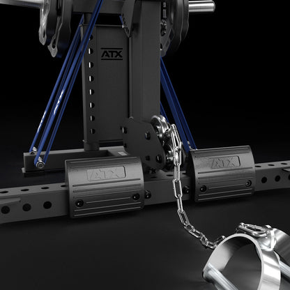 ATX Half Rack 780 Komplettstation mit Extension und Latzug Plate Load