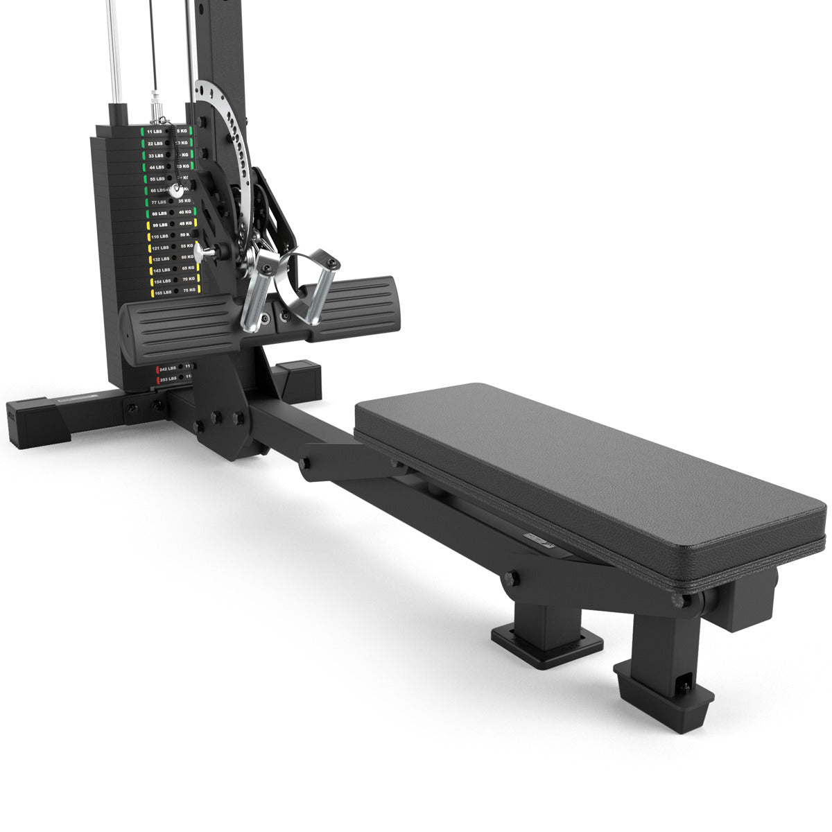 ATX Latzug und Ruderzug LMSW-700 - 115 kg Steckgewichte