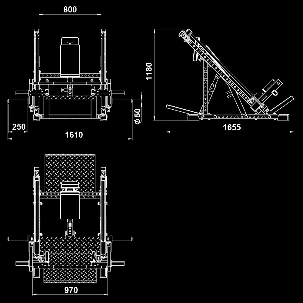 ATX Double-side Linear Row - Rudermaschine