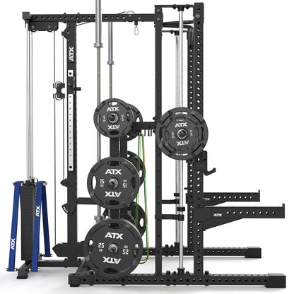 ATX Multipresse-Rack 780 Komplettstation mit Latzugstation - 125 kg Steckgewichte