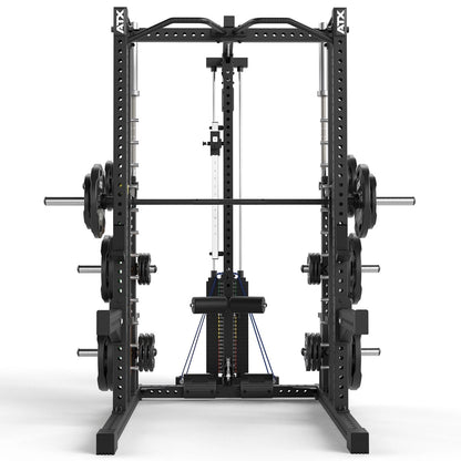 ATX Multipresse-Rack 780 Komplettstation mit Latzugstation - 125 kg Steckgewichte