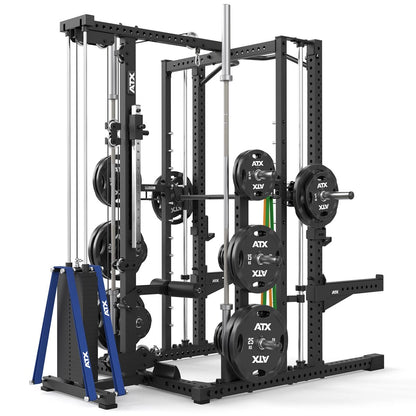 ATX Multipresse-Rack 780 Komplettstation mit Latzugstation - 125 kg Steckgewichte