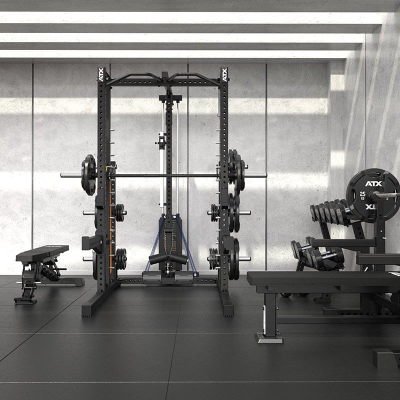 ATX Multipresse-Rack 780 Komplettstation mit Latzugstation - 125 kg Steckgewichte