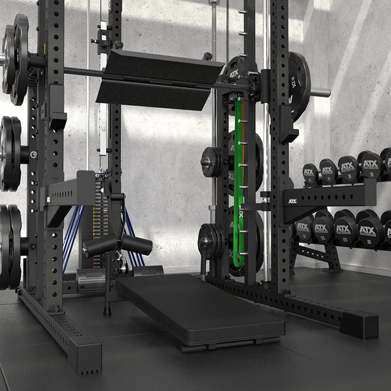 ATX Multipresse-Rack 780 Komplettstation mit Latzugstation - 125 kg Steckgewichte