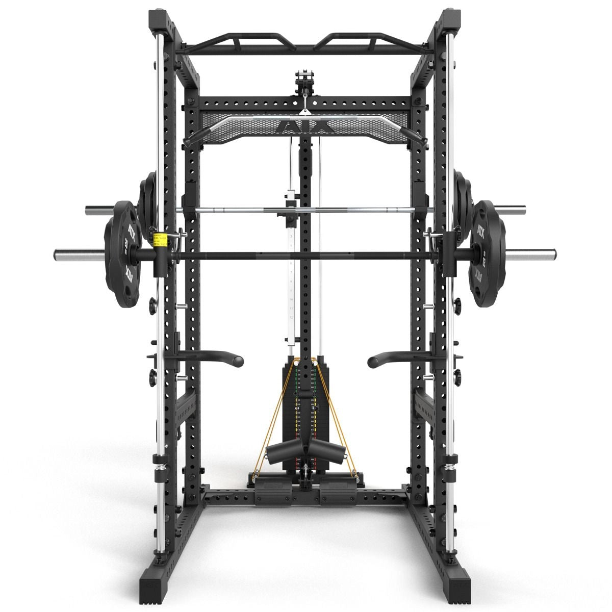 ATX Power Rack 780 2.0 mit Latzug - 125kg Steckgewichte & Multipresse