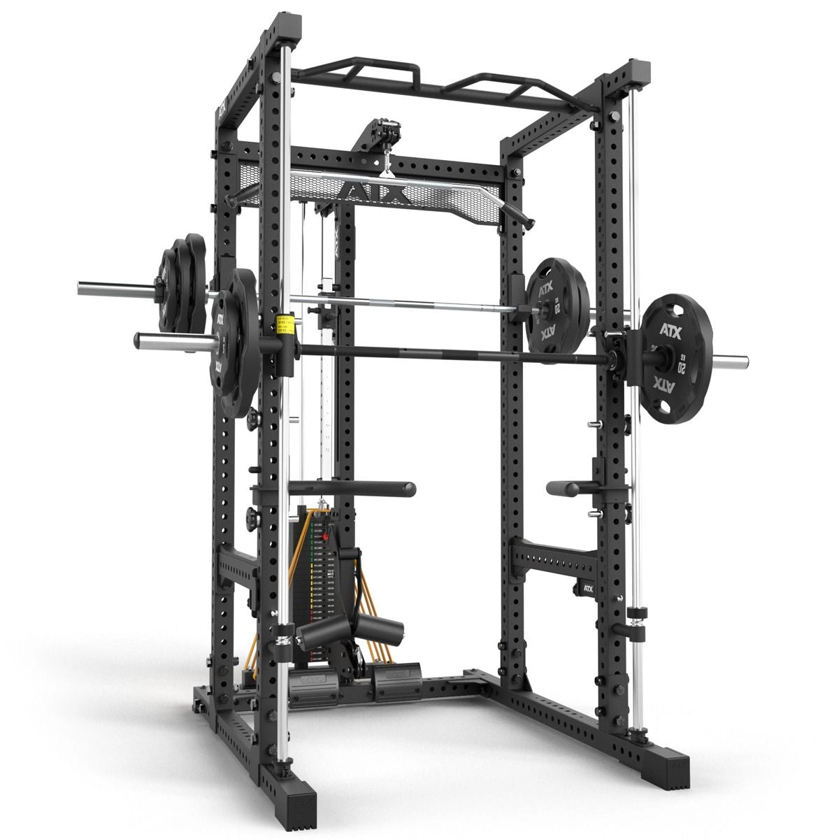 ATX Power Rack 780 2.0 mit Latzug - 125kg Steckgewichte & Multipresse