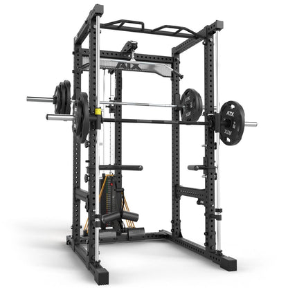 ATX Power Rack 780 2.0 mit Latzug - 125kg Steckgewichte & Multipresse