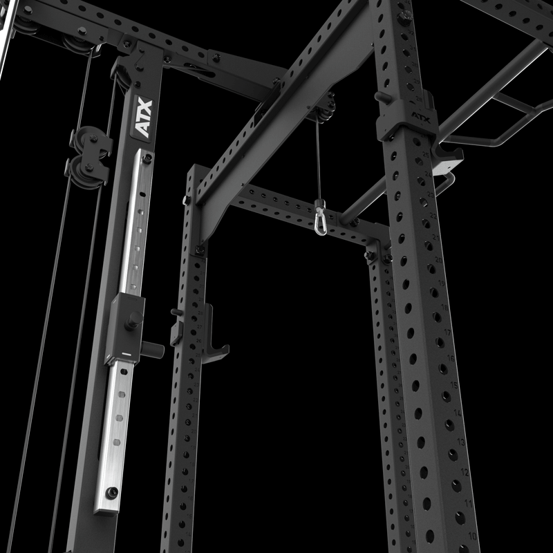 ATX Power Rack PRX-780 2.0  mit Latzug - Hantelscheibenaufnahme