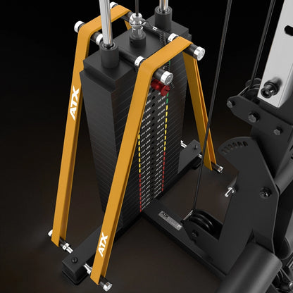 ATX Power Rack 780 2.0 mit Latzug - 125kg Steckgewichte & Multipresse