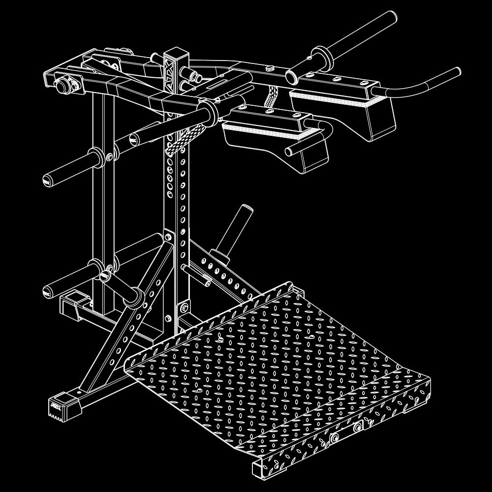 ATX Squat-Calf Machine / Viking Press 3 in 1