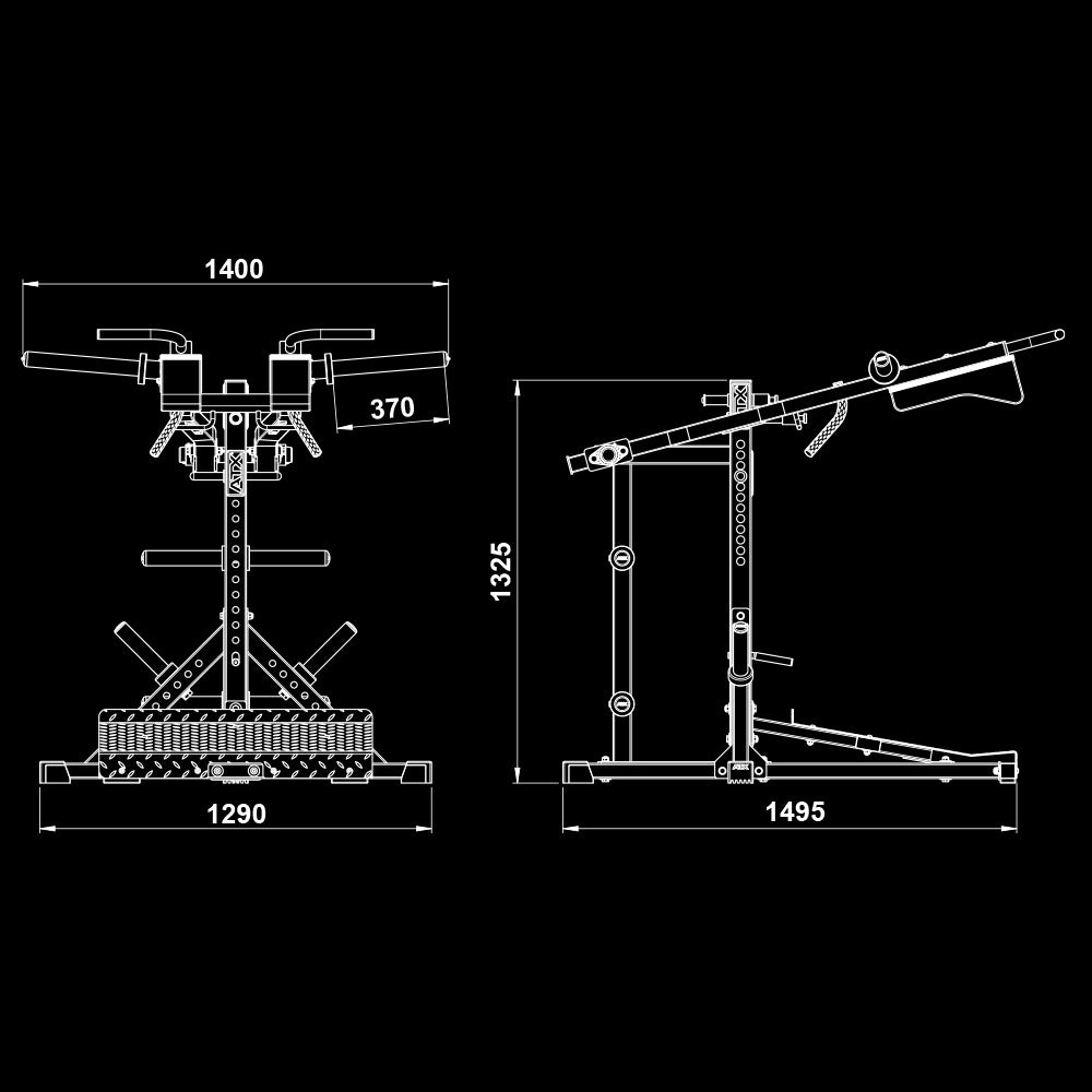ATX Squat-Calf Machine / Viking Press 3 in 1