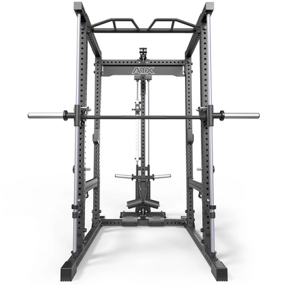 ATX Power Rack Komplettsystem mit Latzug-Plate Load + Multipresse