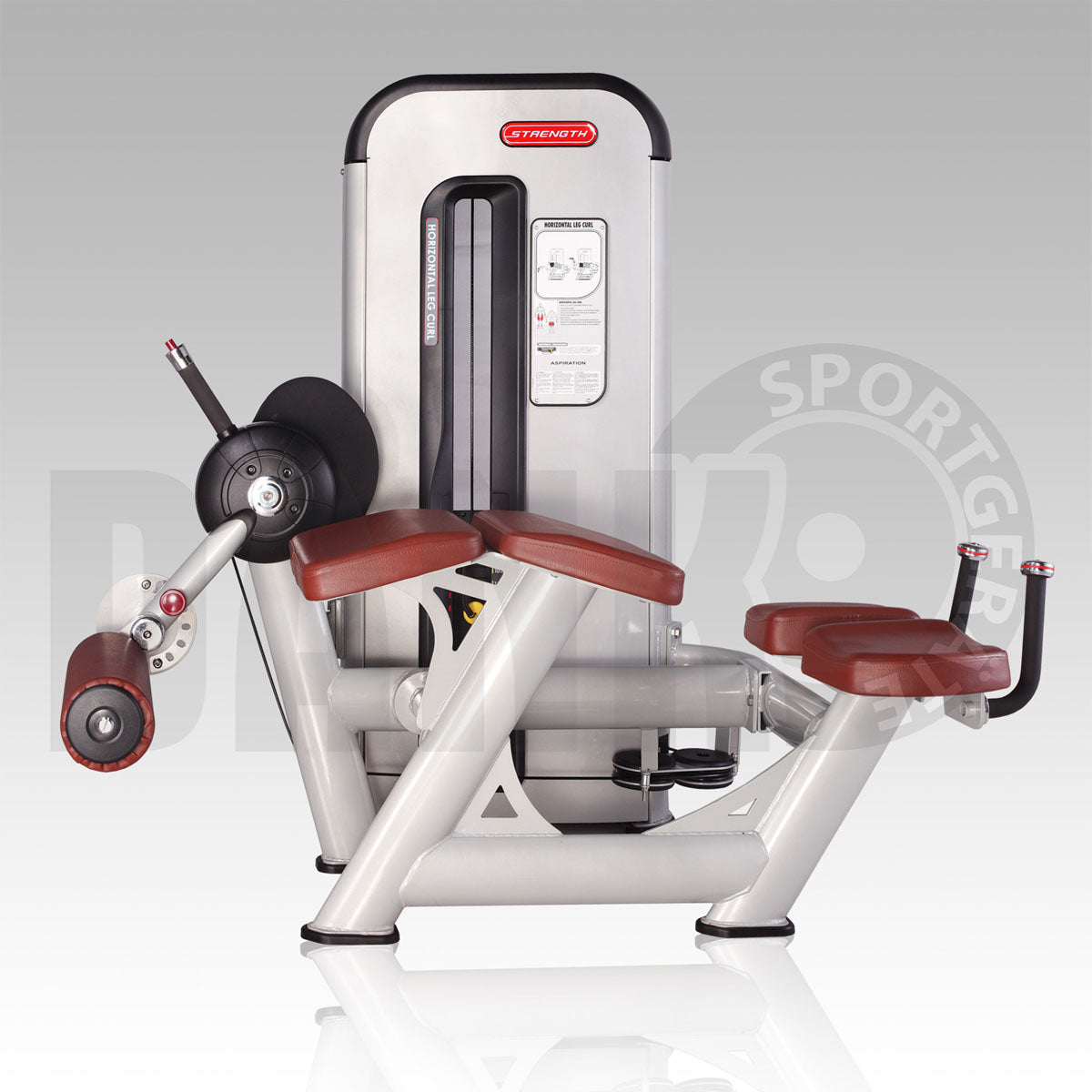 Danksport S-Line Kraftgeräte, Gerätepark mit ca. 22 Fitnessgeräten und Zubehör, Farbe Silber, Polster Braun - Neue Geräte / Ausstellungsgeräte