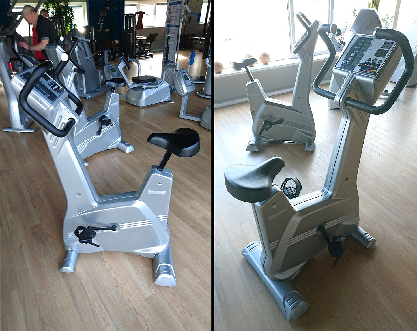 Milon strength-endurance circuit from 2014, youngtimer, aluminum look, 12 circuit devices, built end of 2013 - delivered 2014 - overhauled and as good as new condition