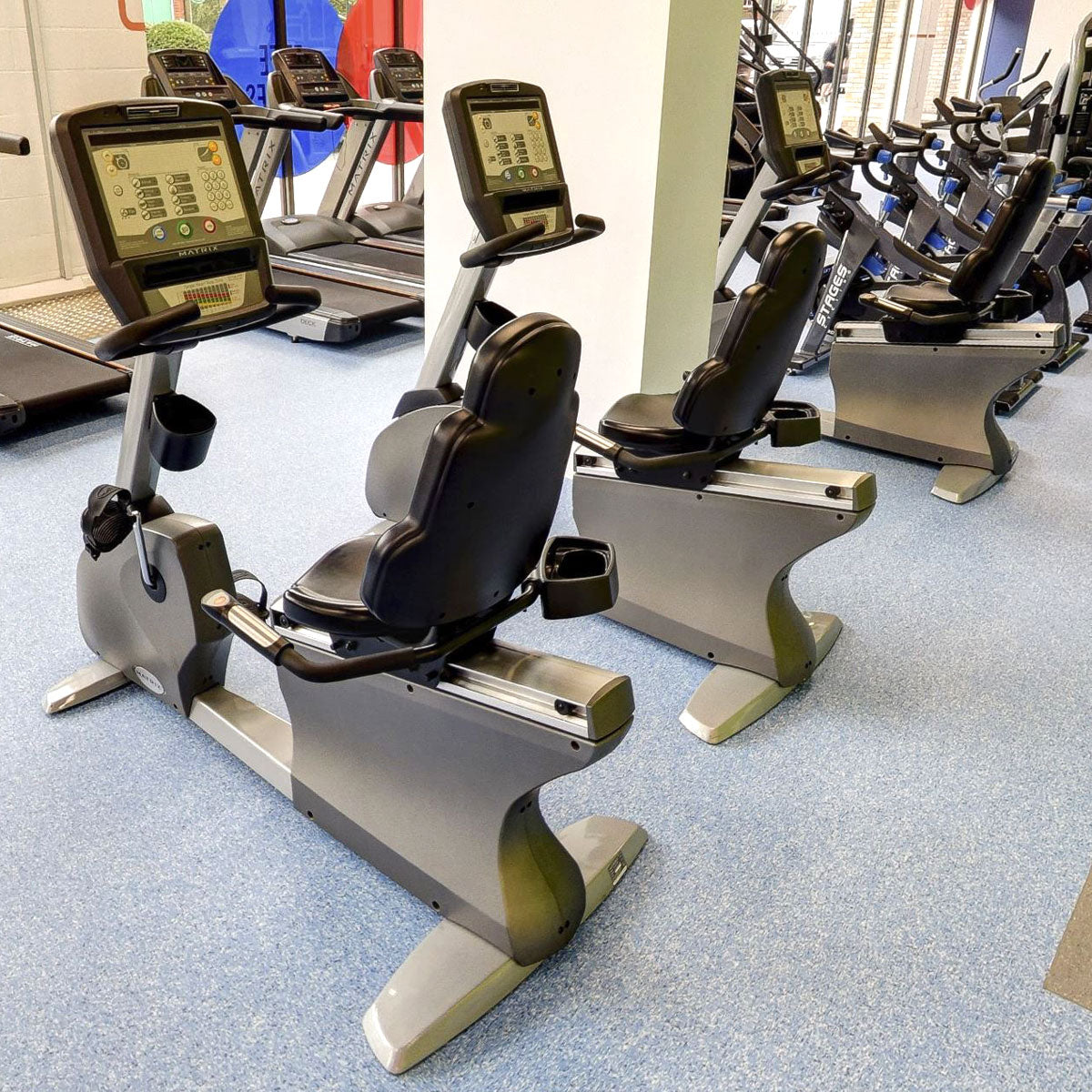 Matrix R5x Recumbent Cycle, New Model, Used - Refurbished Condition