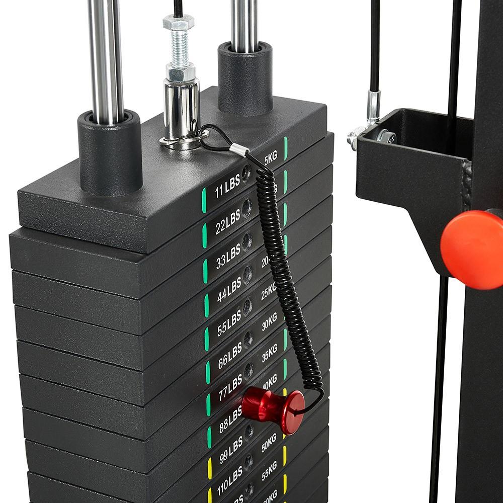 ATX Half Rack 620 - Complete system including lat pulldown station - Stack Weight