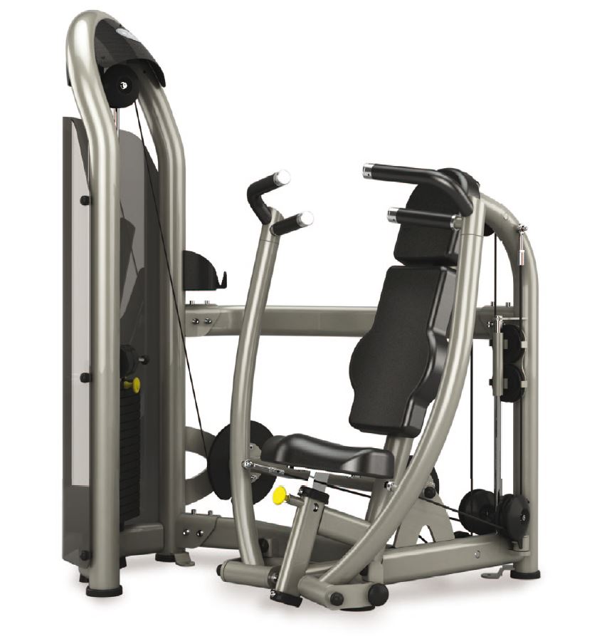 Matrix Aura G3-S13 Bench Press DUAL, Chest Press, Color Silver, Used - Refurbished Condition