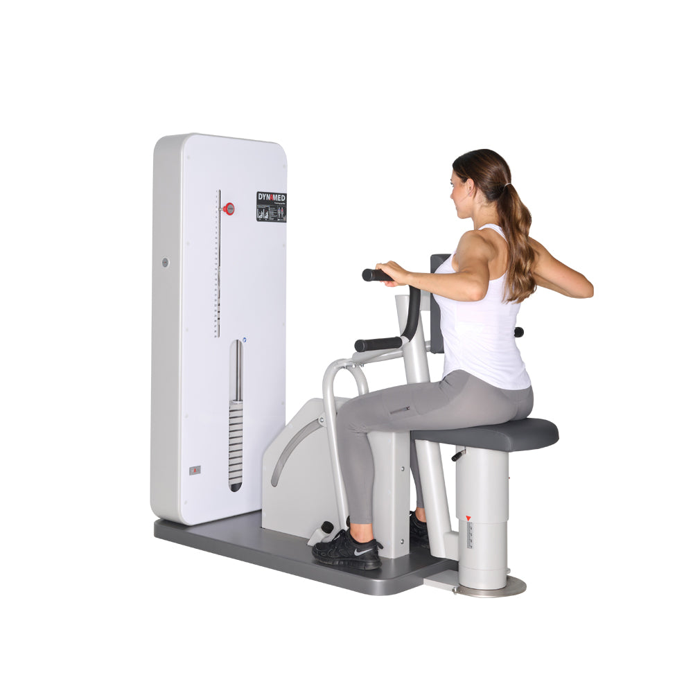 Dynamed Brustpresse / Rudermaschine Kombi, Medical Pro, 2 in 1 Kombimaschine