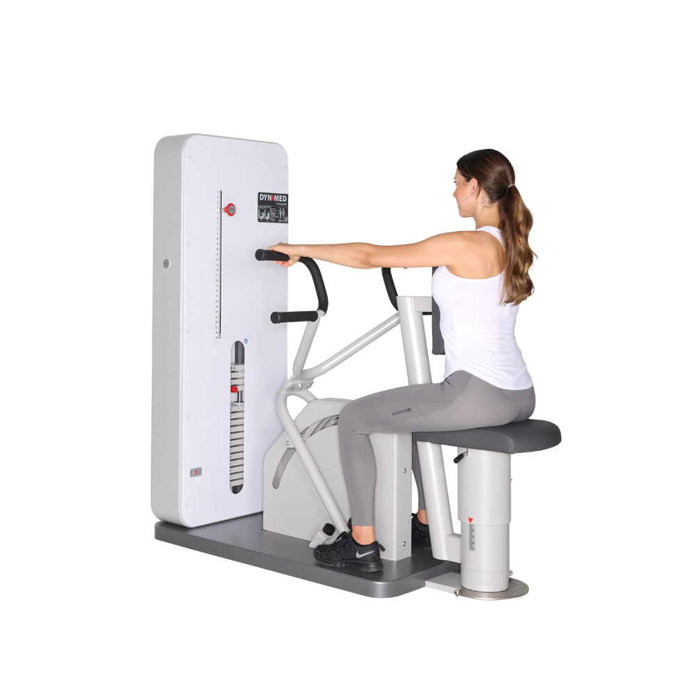 Dynamed Brustpresse / Rudermaschine Kombi, Medical Pro, 2 in 1 Kombimaschine
