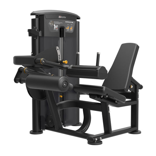 Impulse Fitness Beinbeuger sitzend IT9506 Seated Leg Curl, 90kg Gewichtsblock, Black Edition