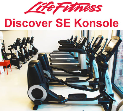 Life Fitness 18 Stk. Cardiogeräte Set, Discover SE Konsolen, TV Touch, Internet, DVB-T2 Fernsehen usw. 4 Jahre jung - Neuwertig - Top Zustand!