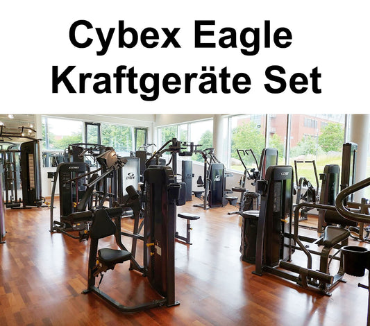 Cybex Eagle, VR1 and VR3 strength training set, 17 fitness machines (18 stations) Made in USA - used - refurbished condition