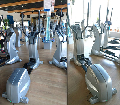 Milon strength-endurance circuit from 2014, youngtimer, aluminum look, 12 circuit devices, built end of 2013 - delivered 2014 - overhauled and as good as new condition